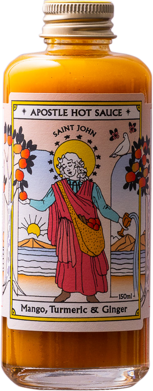 Apostle Hot Sauce - Saint John: Mango Turmeric & Ginger