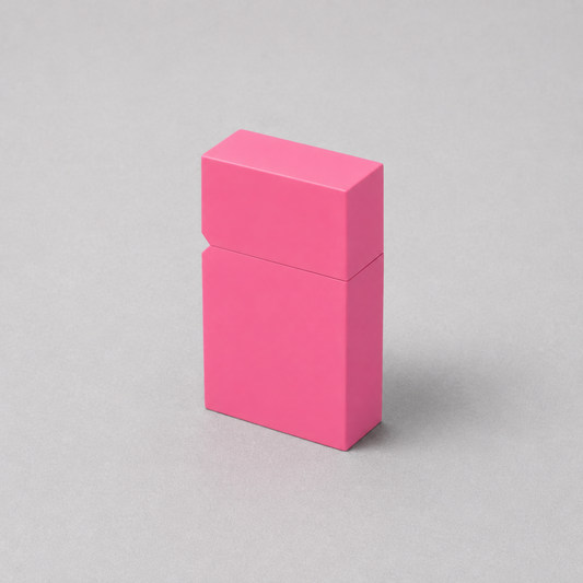 TSUBOTA PEARL - Hard Edge Pink Petrol Lighter