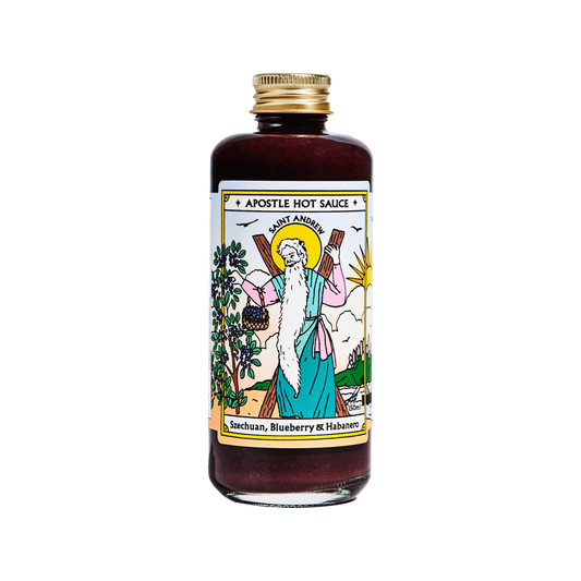 Saint Andrew: Szechuan, Blueberry, Habanero 150ml Hot Sauce - Carton of 12 Units